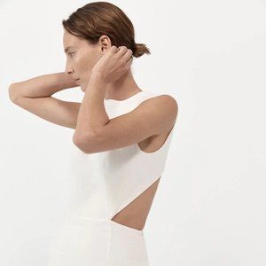 Deconstructed Mini Dress - Ivory